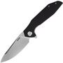 KUBEY Nova Liner Lock Flipper Folding Pocket Knife Black G10 Handle KU117A