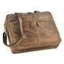 GreenBurry Vintage Leather Briefcase Antique brown 43x34cm