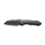 WE KNIFE High-Fin Black Stonewashed/Titanium Black WE22005-1