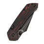 Tenable Knives Fenrir Blackwash Nitro V, Röd &amp; Svart G-mascus