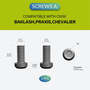 Civivi  Black Titanium Clip With 3 Sets Titanium Screws T001D