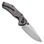 Kansept Apollo Mirror DLC CPM S35VN Blackwash Titanium, Purple Fatcarbon Crossbar lock K2107V4