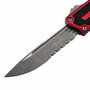 Microtech Scarab® II S/E Gen III Apocalyptic® Partial Serrated RED 1278-11APRD