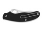 Spyderco C94PBK3 UK Penknife Lightweight Black Slip Joint/Drop Point
