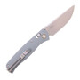 SRM 255L Brushed 10Cr15CoMoV Grey G10 Ambi Lock 255L-GK2