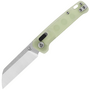 QSP Knife Penguin Glyde  14C28N, 2 tone finish stonewash - satin, resin, Glyde lock QS130GL-H1