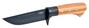 Camillus Fixed Blade Knife, Bamboo Handle, Nylon Sheath 18538