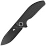 Black Fox acutus Folding Knife, Black Bld Stainless Steel D2, Black G10 Handle - Ceramic Ball -Beari