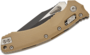 Microtech AMPHIBIAN RAM-LOK MUSTA STD G-10 TAN 137RL-1FLGTTA