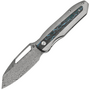 Kansept Thunderhead Damascus,Stonewashed Ti with Artic Storm CF K1106A5