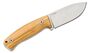 Lionsteel Fixed Blade M390 satin blade, Olive wood handle, leather sheath M2M UL