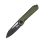 KUBEY Royal Nest Liner Lock EDC Pocket Knife Front Flipper Green G10 Handle KU321F