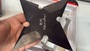 United Cutlery HONSHU LG 7 1/8&quot; SLEEK BLACK THROWING STAR 1065 UC3178