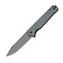 QSP Knife Mamba V2, Black Stonewash D2 Blade, Blue Micarta Handle QS111-H2