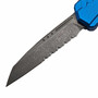 Microtech CYPHER II S/E APOCALYPTIC PART SERRATE AZUL 1241-11APBL