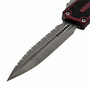 Microtech SCARAB II GEN III D/E APOCALYPTIC FULL SERRATE MERLOT 1280-12APMR
