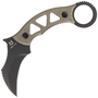 Fox Knives Doug Marcaida Tribal K Fixed Blade Karambit M390 Titanium Bronze Handle FX-803 TiPVD