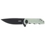 KUBEY Mizo Liner Lock Flipper Folding Knife Jade G10 Handle KU312G