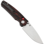 Tenable Knives Raven Stonewashed 14C28N, Piros és Fekete G-mascus T2109V3