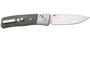 LionSteel NINI Folding knife M390 satin blade, Ti BOLSTER, GREEN Canvas handle NN2 CVG