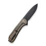 WE Elementum Knife Bronze Titanium Handle Black Stonewashed CPM 20CV Blade WE18062X-4