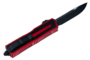 Microtech SCARAB II GEN III S/E BLACK STANDARD RED 1278-1RD