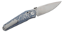 Bestech MOTHUS M390, Satin, Titanium, Blue BT2206A
