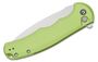 CIVIVI Lime Green Aluminum Handle Satin Finished Nitro-V Blade Button Lock C18026E-3