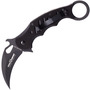Fox Knives Folding Karambit, N690Co Blade w/ Emerson Wave, Black G-10 Handle 479