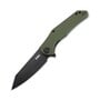 KUBEY Flash Liner Lock Flipper Folding Knife Green G10 Handle KU158F