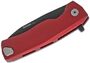 Lionsteel ROK RED Aluminum knife, RotoBlock, Chemical Black blade M390 ROK A RB