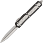 Microtech Makora D/E SS Stonewash STD and STW Brut Inlay 206-10BIS