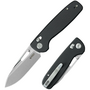KUBEY Bluff Sandblasted Sandvik 14C28N Blade Black G10 Crossbar lock KU248F