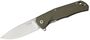 Lionsteel Folding knife M390 blade, GREEN G10 handle, IKBS, FLIPPER TRE GGR