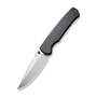 WE Evoke Black Titanium Handle Silver Bead Blasted CPM 20CV Blade WE21046-1