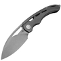 Bestech FAIRCHILD S35VN, Dark Bead Blast Stonewashed, Titanium, Grey BT2202B