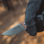 Real Steel Receptor, Stonewash 14C28N, Natural Micarta RE-3552NM