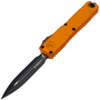Microtech ULTRATECH GEN IV D/E BLACK STANDARD ORANGE 11224-1OR
