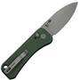 WE Green Canvas Micarta HandleGray Stonewashed CPM S35VN BladeCrossbar Lock WE