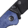 Kizer Begleiter 2 Folding Knife, Blue Denim Micarta V4458.2C1