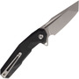 KUBEY Carve Nest Liner Lock Tactical Folding Knife Black G10 Handle KB237A