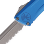 Microtech COMBAT TROODON T/E APOCALYPTIC SERRATE BLUE 1144-12APBL