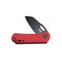KUBEY Duroc Liner Lock Flipper Small Pocket Folding Knife Red G10 Handle KU332F