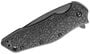 KERSHAW KURO TANTO Assisted Folding Knife, BLK/BLK Serrated K-1835TBLKST