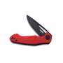 KUBEY Dugu Liner Lock Folding Knife Red G10 Handle KU210F