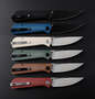 Petrified Fish PFP07 Viking Satin K110 Red Micarta PFP07RMS