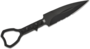 Halfbreed Blades Compact Clearance Knife Gen-2 - Fixed Blade CCK-01 Gen-2 BLK -