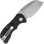 KUBEY Karaji Liner Lock Dual Thumb Studs Open Folding Pocket Knife Black G10 Handle KU180A