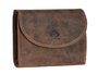 GreenBurry Leather wallet 13x9cm &quot;Vintage&quot; antique brown 1772A-25
