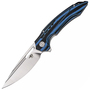 BESTECH ORETTA N690, Stone Wash+Satin, Interlayer with Carbon Fiber and G10 BL02A